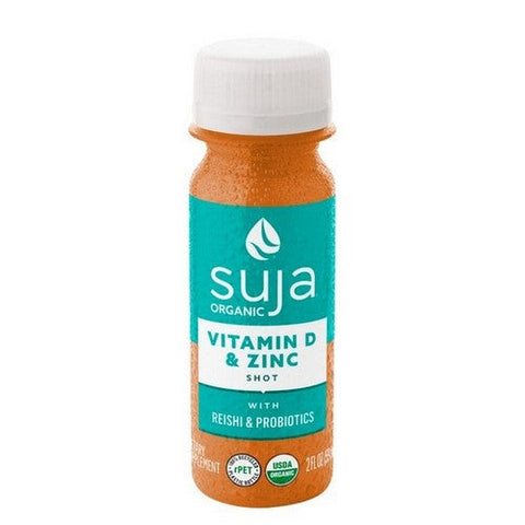 Suja, Organic Vitamin D And Zinc Shot With Reishi Probiotics, 2 Oz (Case Of 10) Suja