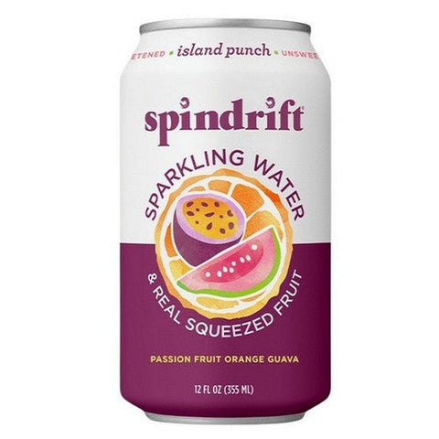 Spindrift, Sparkling Water Island Punch, 12 Oz X 8 Count (Case Of 3) Spindrift