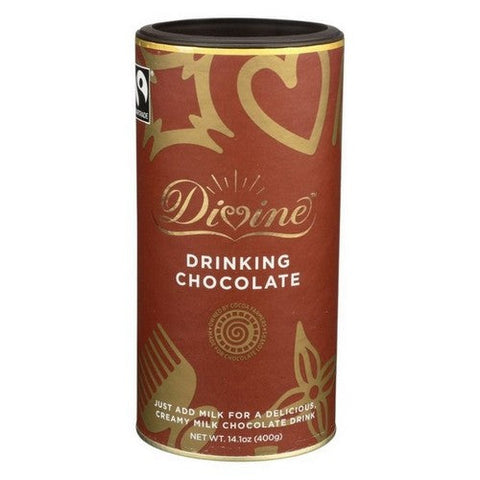 Divine Chocolate, Drinking Chocolate, 14 Oz (Case Of 6) Divine Chocolate