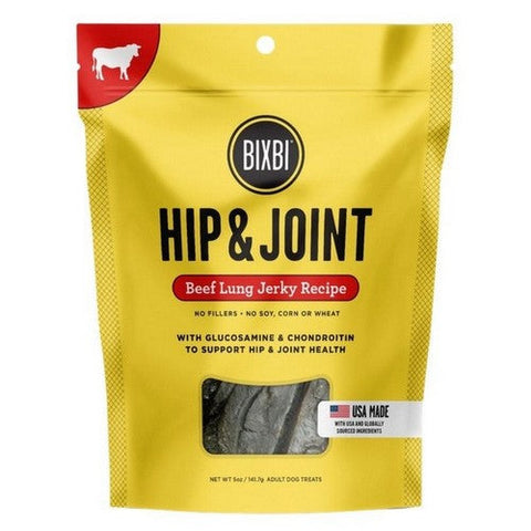 Bixbi, Hip And Joint Beef Jerky Dog Treats, 5 Oz (Case Of 6) Bixbi