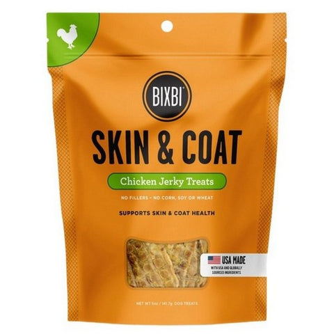 Bixbi, Skin And Joint Grain Free Jerky For Dogs Chicken Recipe, 5 Oz (Case Of 6) Bixbi