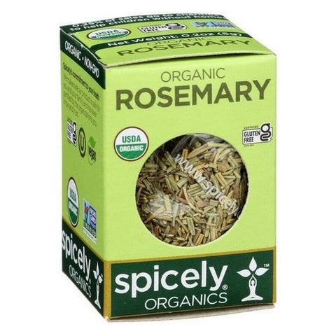 Spicely Organics, Organic Rosemary Whole, 0.2 Oz (Case Of 6) Spicely Organics