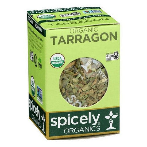 Spicely Organics, Organic Tarragon, 0.1 Oz (Case Of 6) Spicely Organics