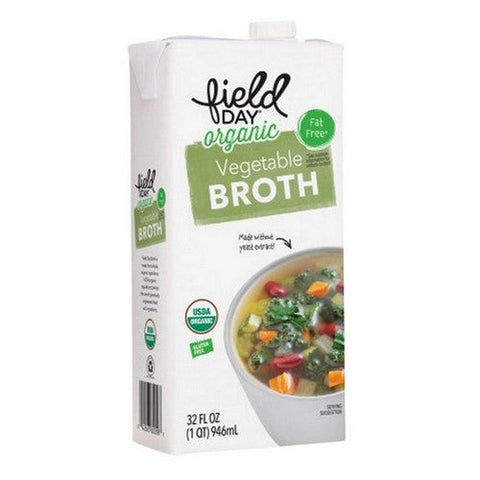 Field Day, Organic Vegetable Broth, 32 Oz (Case Of 12) Field Day