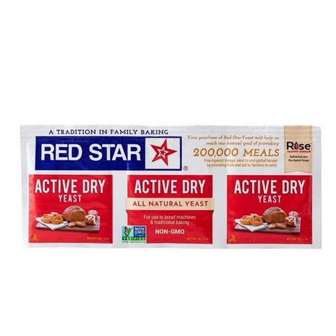 Red Star, Active Dry Yeast Packet, 0.75 Oz (Case Of 18) Red Star
