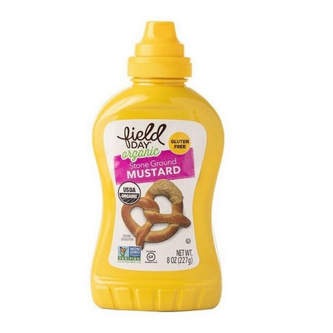 Field Day, Organic Stone Ground Mustard, 8 Oz (Case Of 12) Field Day