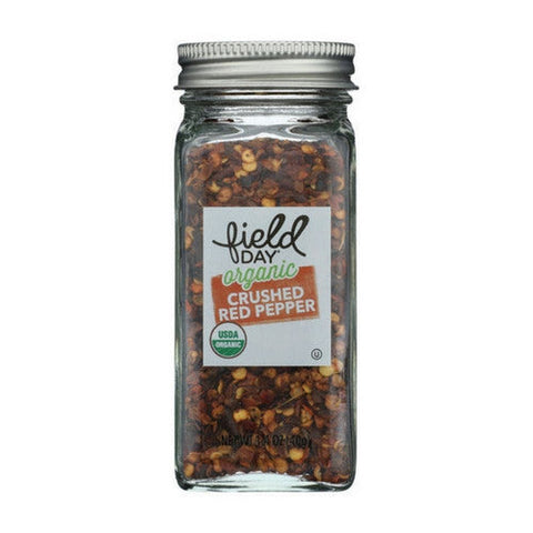 Field Day, Organic Spice Crushed Red Pepper, 1.4 Oz (Case Of 6) Field Day