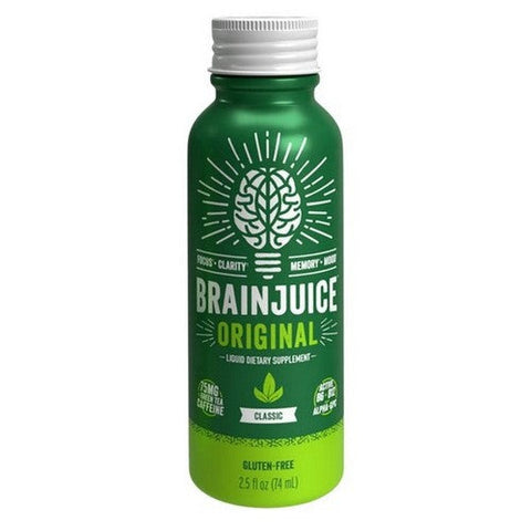 Brainjuice, Original Classic Brain Juice, 2.5 Oz (Case Of 12) Brainjuice