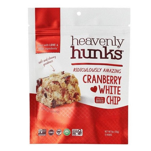 Heavenly Hunks, Cranberry White Chip Bites, 6 Oz (Case Of 6) Heavenly Hunks