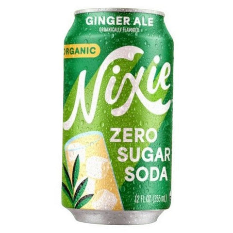 Nixie, Soda Ginger Ale Zero Sugar, 12 Oz (Case Of 12) Nixie