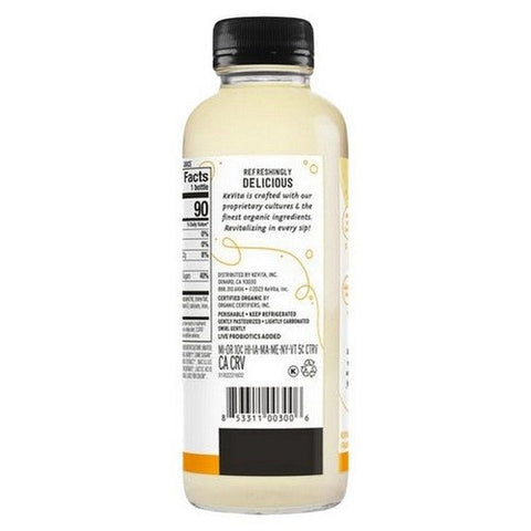 Kevita, Sparkling Probiotic Drink Lemon Ginger, 15.2 Oz (Case Of 6) Kevita