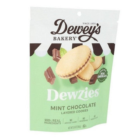 Deweys, Mint Chocolate Layered Cookie, 5.8 Oz (Case Of 6) Deweys