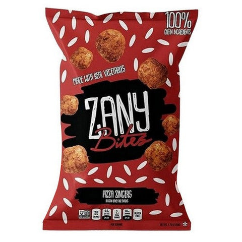 Zany Bites, Pizza Zingers Rice Snack, 1.75 Oz (Case Of 5) Zany Bites