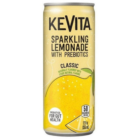 Kevita, Classic Sparkling Prebiotic Lemonade, 12 Oz(Case Of 12) Kevita