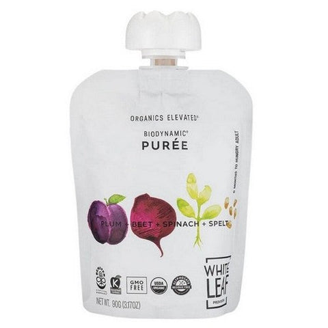 White Leaf Provisions, Plum Beet Spinach Spelt, 3.17 Oz (Case Of 6) White Leaf Provisions