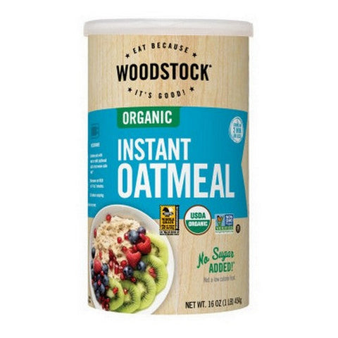 Woodstock, Organic Instant Oatmeal, 16 Oz (Case Of 12) Woodstock