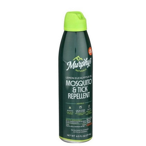 Murphys Naturals, Mosquito And Tick Repellent Lemon Eucalyptus Oil, 6 Oz (Case Of 6) Murphys Naturals