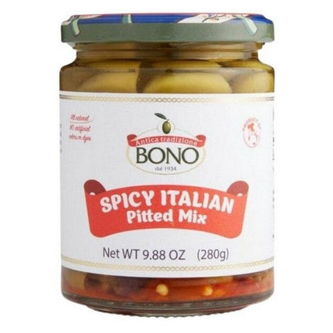 Bono, Spicy Italian Pitted Mix, 9.88 Oz (Case Of 6) Bono