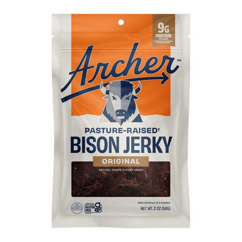 Country Archer, Provisions Pasture Raised Bison Original Jerky, 2 Oz (Case Of 12) Country Archer