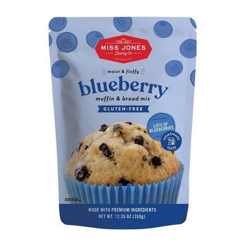 Miss Jones Baking Co, Muffin And Bread Mix Blueberry, 12.35 Oz (Case Of 6) Miss Jones Baking Co