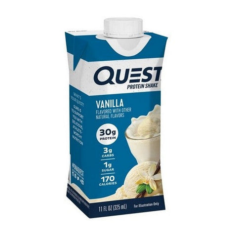 Quest, Quest Protein Shakes Vanilla, 11 Oz X 4 Count (Case Of 3) Quest