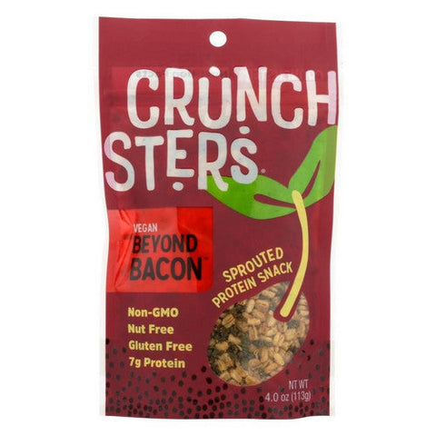 Crunchsters, Sprouted Protein Snack Beyond Bacon, 4 Oz (Case Of 6) Crunchsters