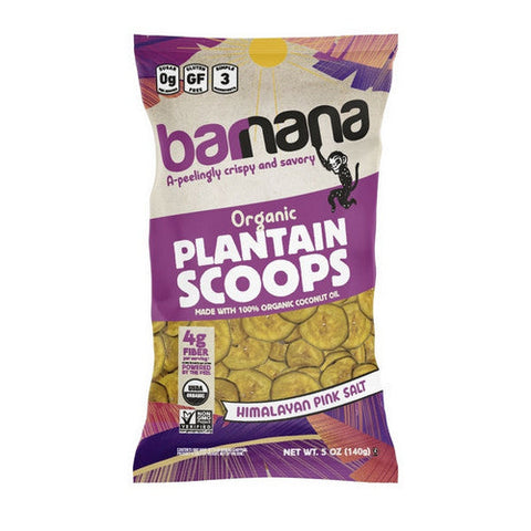 Barnana, Organic Cassava Chips Himalayan Pink Salt, 5 Oz (Case Of 6) Barnana