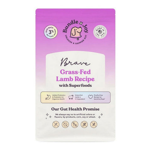Lamb Recipe Grain Free Dry Dog Food 4 Lbs (Case Of 6) by Bundle X Joy