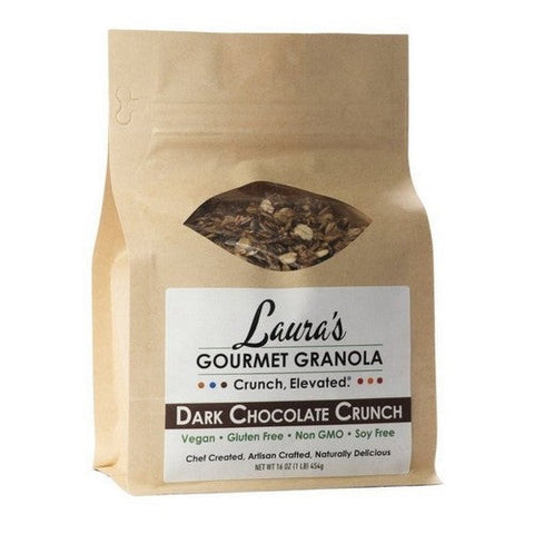 Lauras Gourmet Granola, Dark Chocolate Crunch Granola, 16 Oz (Case Of 6) Lauras Gourmet Granola