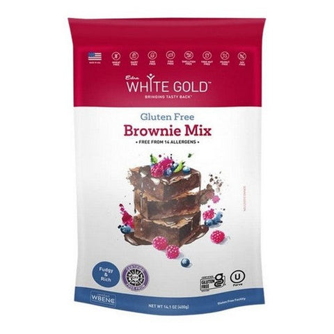 Extra White Gold, Mix Brownie Fudgy, 14.1 Oz (Case Of 6) Extra White Gold