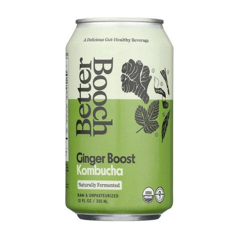 Better Booch, Ginger Boost Kombucha, 12 Oz (Case Of 12) Better Booch