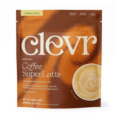 Clevr, Instant Superlatte Coffee, 6.8 Oz (Case Of 6) Clevr