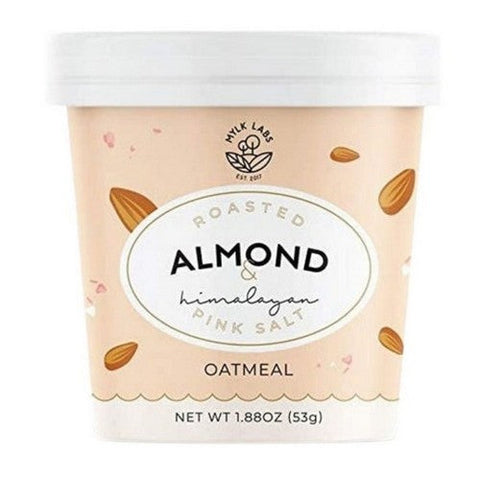 Mylk Labs, Almond Pink Salt Oatmeal Cup, 1.88 Oz (Case Of 6) Mylk Labs