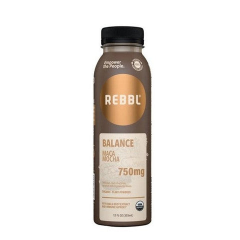 Rebbl, Organic Maca Mocha Coconut Milk Super Herb Elixir, 12 Oz (Case Of 12) Rebbl