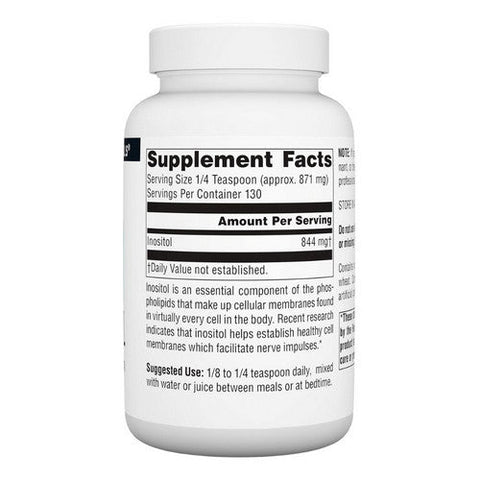 Source Naturals, Pure Inositol, Powder 4 Oz Source Naturals