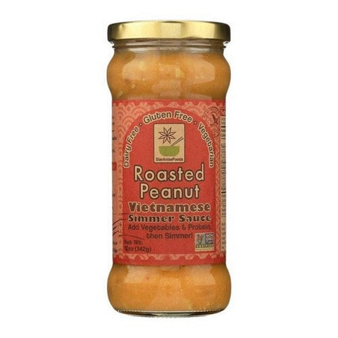 Star Anise, Roasted Peanut Vietnamese Simmer Sauce, 12 Oz (Case Of 6) Star Anise