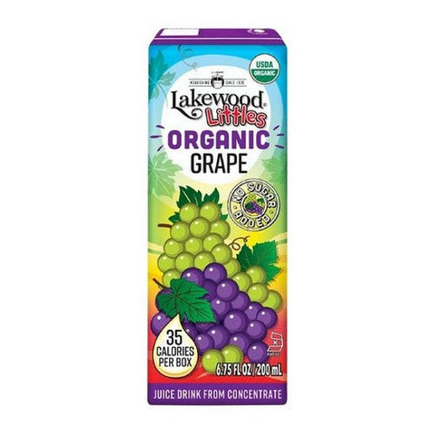 Lakewood Organic, Apple Grape Juice, 6.75 Oz X 8 Count (Case Of 4) Lakewood Organic