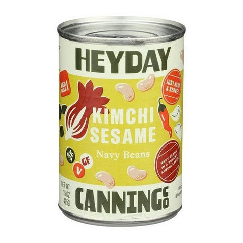 Heyday, Kimchi Sesame Navy Beans, 15 Oz (Case Of 12) Heyday