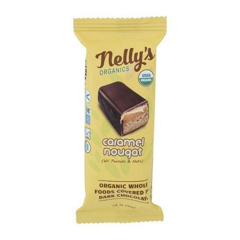 Nelly's Organics, Organic Bar Caramel Nougat, 1.6 Oz (Case Of 9) Nelly's Organics