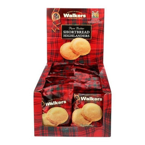 Walkers, Rounds Pure Butter Cookies, 1.2 Oz (Case Of 22) Walkers