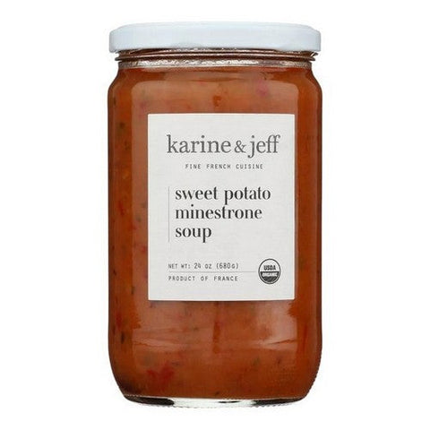 Karine And Jeff, Sweet Potato Minestrone Soup, 24 Oz (Case Of 6) Karine And Jeff