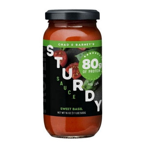 Sturdy Sauce, Sweet Basil Sauce, 16 Oz (Case Of 4) Sturdy Sauce