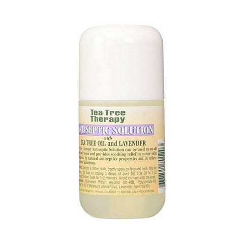 Tea Tree Therapy, Antiseptic Solution Tea Tree Oil and Lavender, 4 Oz Tea Tree Therapy