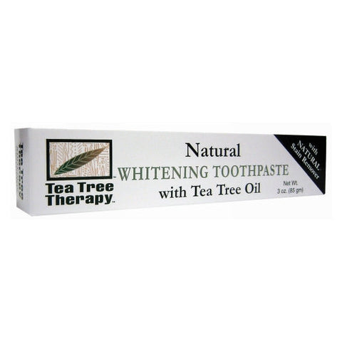 Tea Tree Therapy, Natural Whitening Toothpaste, 3 OZ EA Tea Tree Therapy
