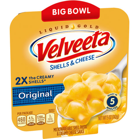 Original Shells And Cheese Microwavable Bowl 5 Oz (Case Of 6) by Velveeta