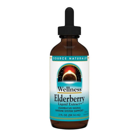 Source Naturals, Wellness Elderberry Liquid Extract, 2 oz Source Naturals