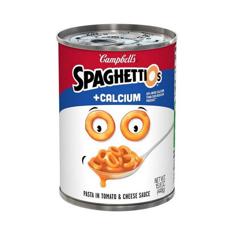 Spaghettios Plus Calcium In Tomato And Cheese Sauce Pasta 15.8 Oz (Case Of 12) by Campbell's