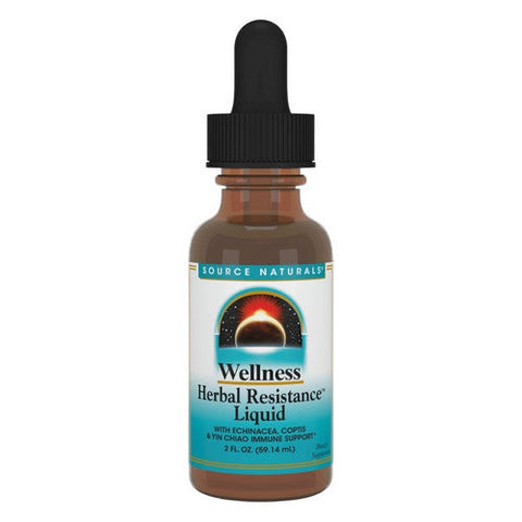 Source Naturals, Wellness Herbal Resistance Liquid Standard Formula, 2 Oz Source Naturals