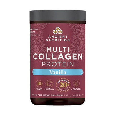 Ancient Nutrition, Multi Collagen Protein Vanilla, 8.9 Oz Ancient Nutrition