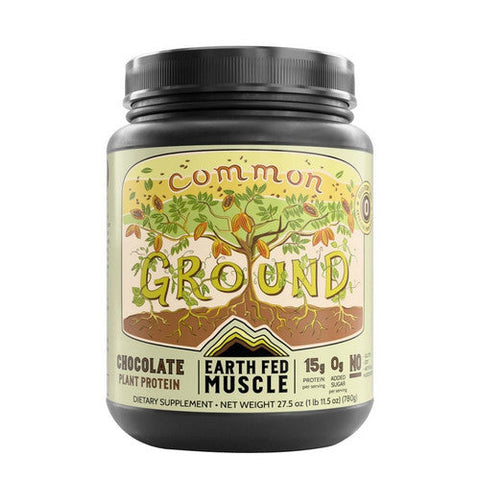 Earth Fed Muscle, Common Ground Chocolate Plant Protein, 27.83 Oz Earth Fed Muscle